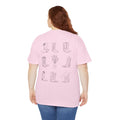 Floral cowboy boots insulin graphic t1d diabetes tshirt