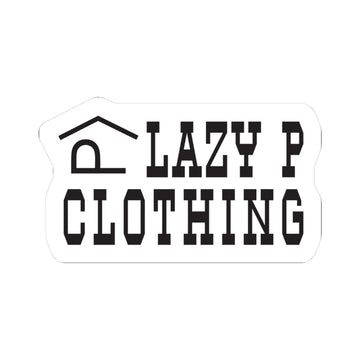 Lazy P Clothing Kiss-Cut Sticker