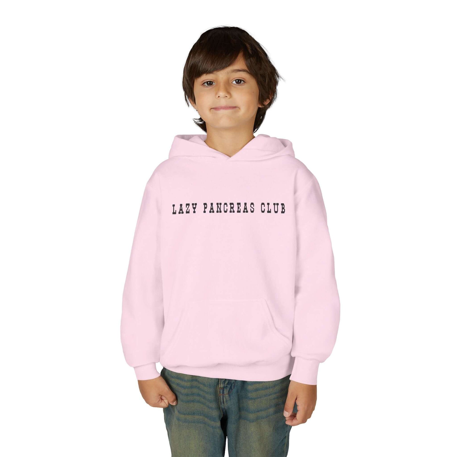 Lazy pancreas club kids sweatshirt in pink