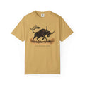 adult t1d diabetes tshirt bull on mustard