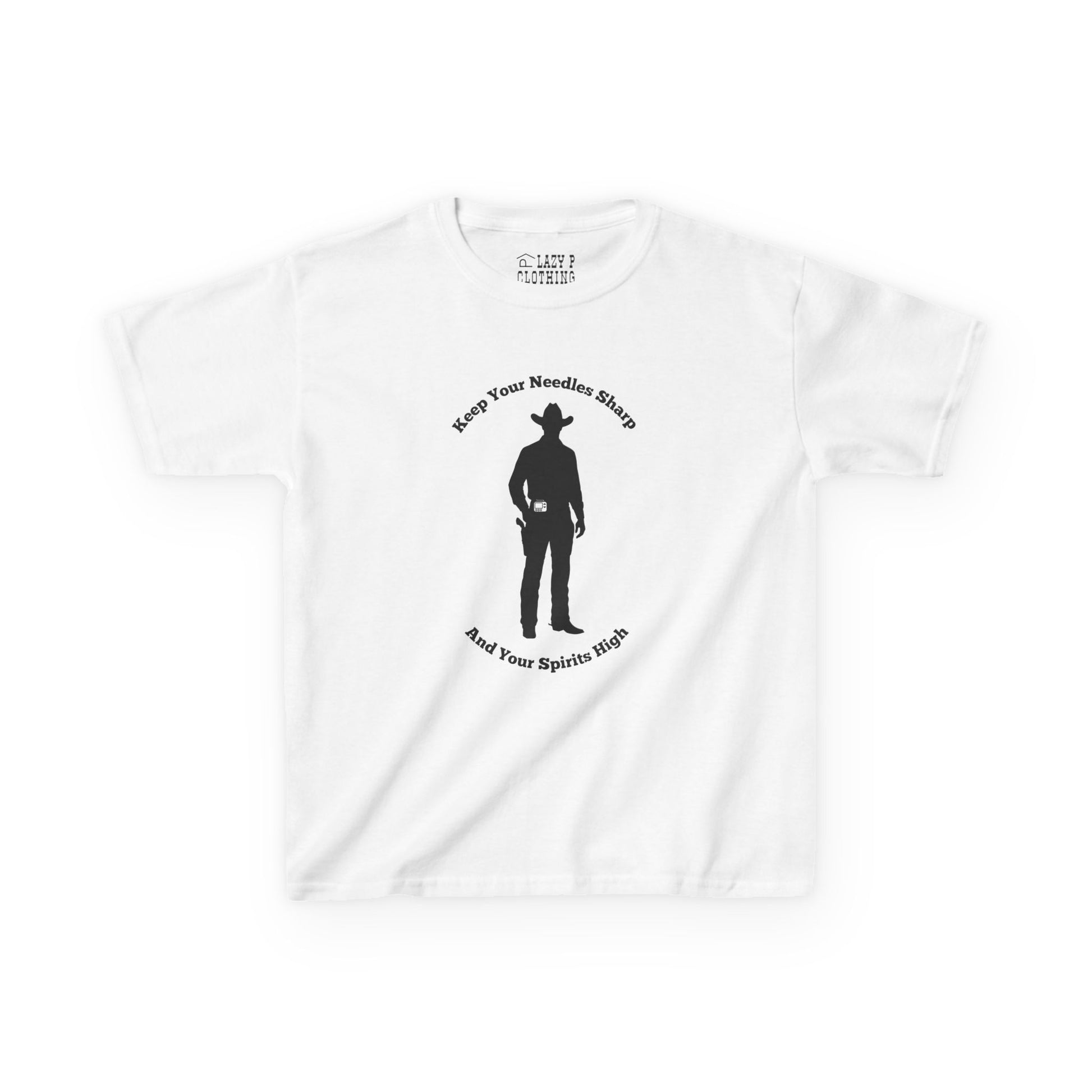 diabetes kids tshirt with cowboy