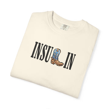Insulin Cowboy Boot T-Shirt — Diabetes Awareness Graphic Tee