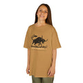 kids t1d diabetes tshirt. Bull on mustard tshirt