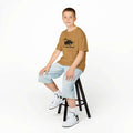kids t1d diabetes tshirt bull on mustard