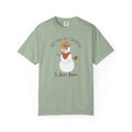 All I Want for Christmas CGM Adult Tee featuring a snowman with juice boxes for humorous Christmas diabetes attire.
