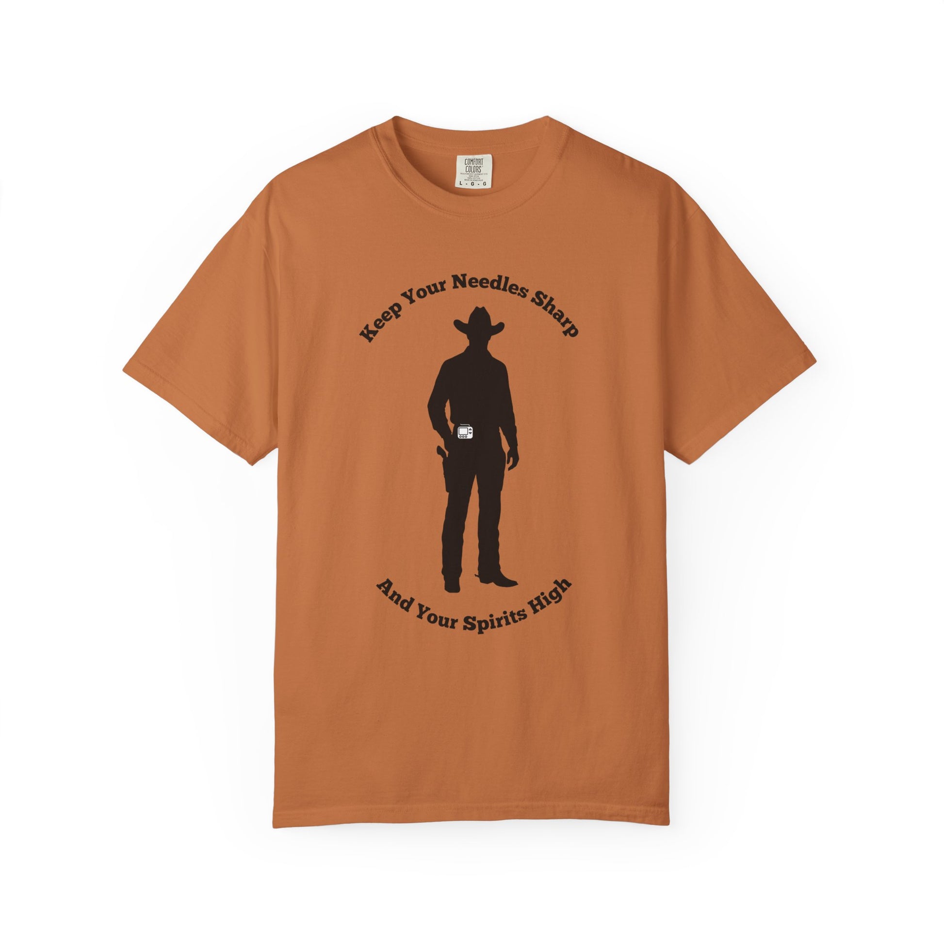 t1d diabetes tshirt cowboy keep your needles sharp