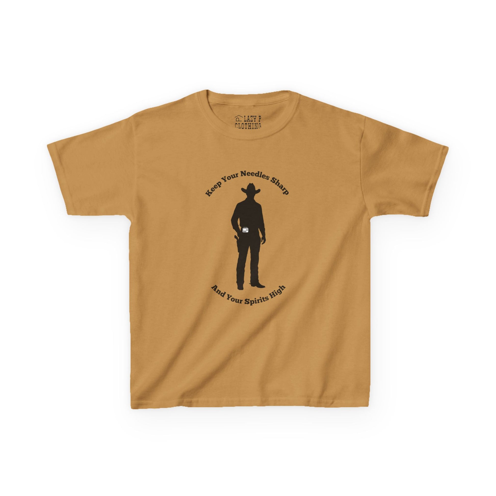 diabetes kids tshirt with cowboy