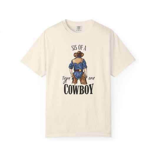 Sis of a Type One Cowboy Diabetes T-Shirt