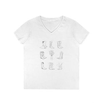 Cowgirl Boots and Insulin V-Neck Tee