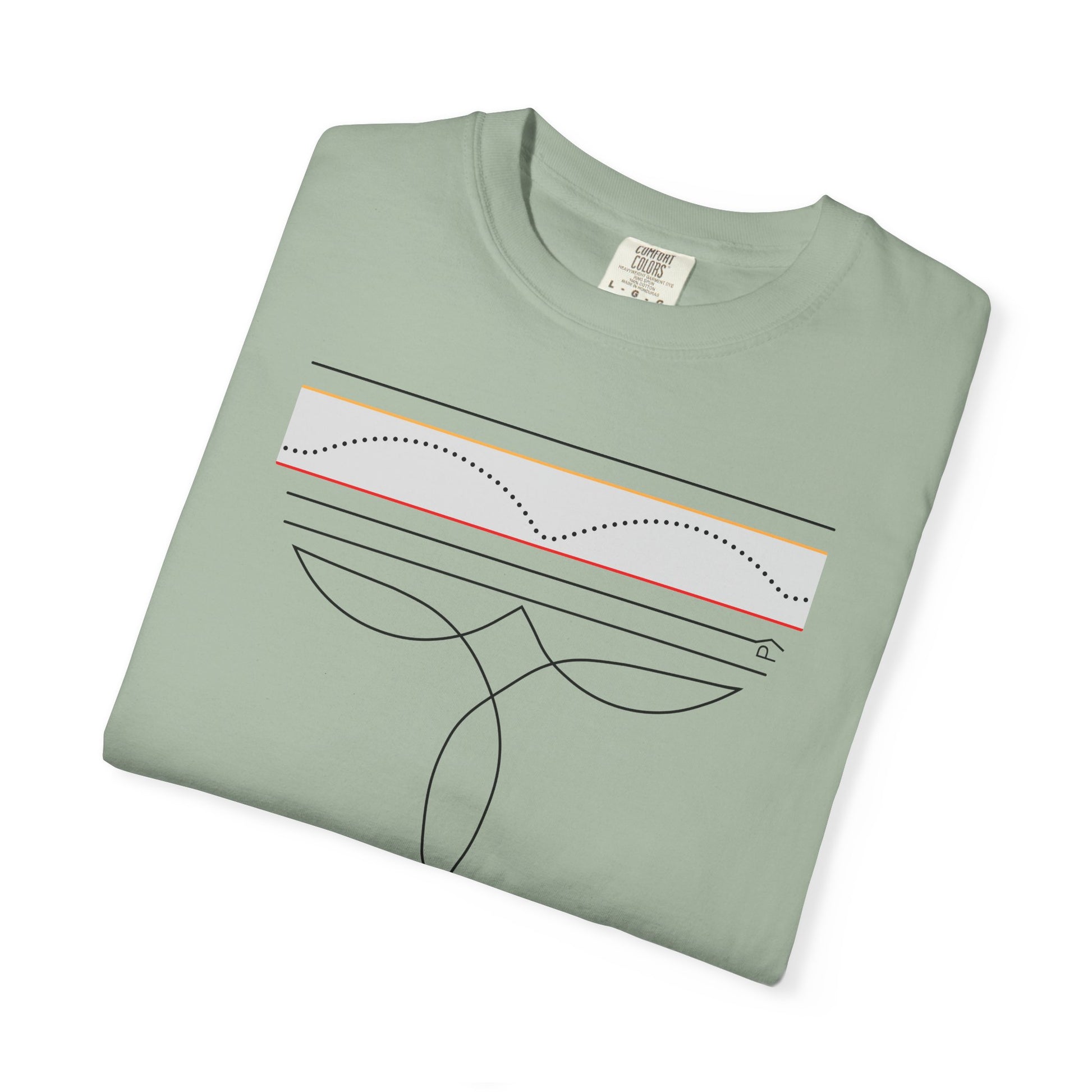 CGM Cowboy Boot Stitching Tee featuring a unique stitch pattern and subtle graph design, promoting diabetes awareness.
