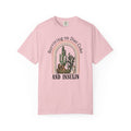 Surviving on Diet Coke Diabetes TShirt featuring a cactus design on a pink unisex tee.