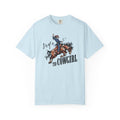 Sis of a T1D Cowgirl T-Shirt featuring playful cowgirl design and insulin pump for diabetes awareness.
