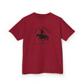 I Can Do Anything Girls Diabetes Shirt featuring cowgirl on horseback, perfect for kids with Type One diabetes.