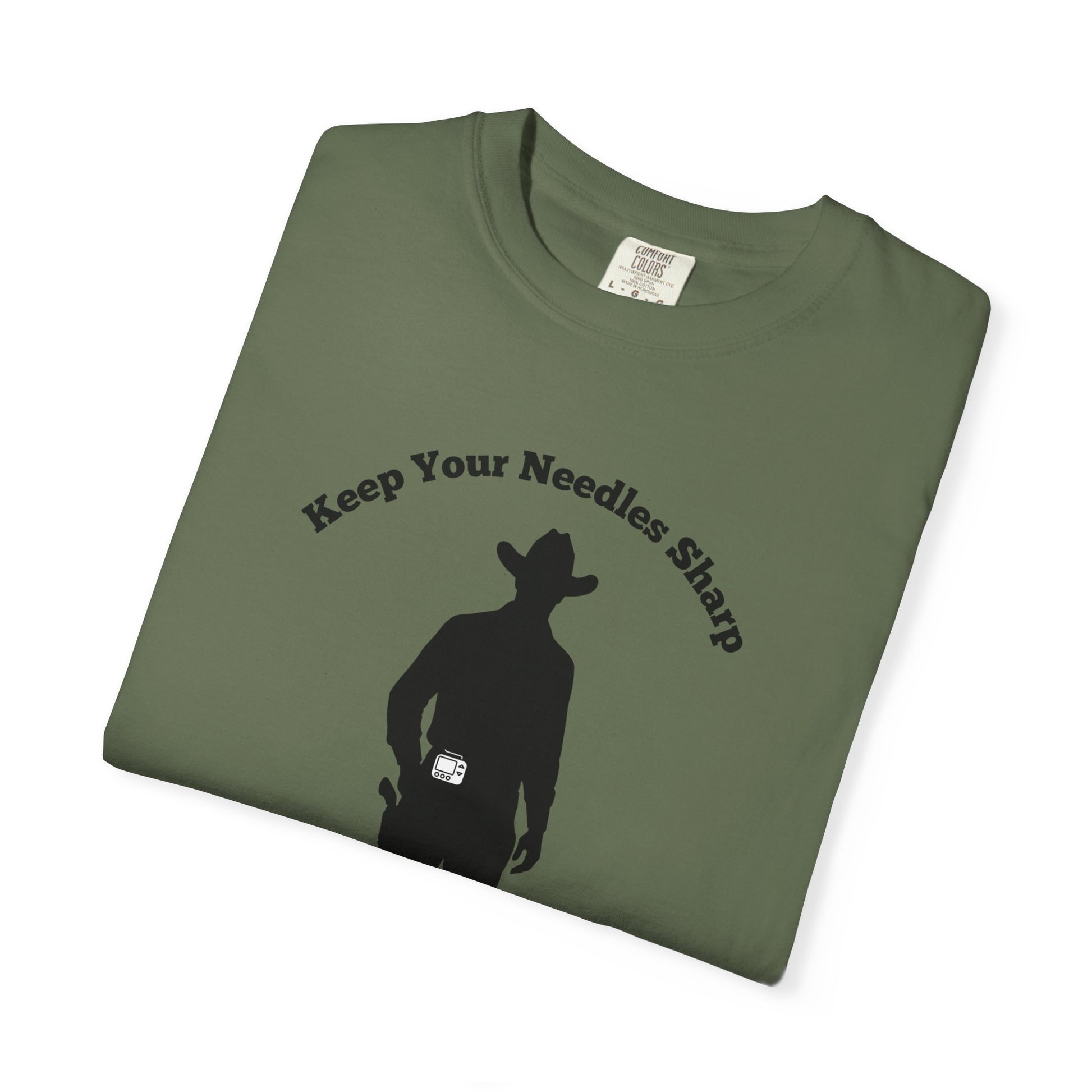 t1d diabetes tshirt cowboy keep your needles sharp