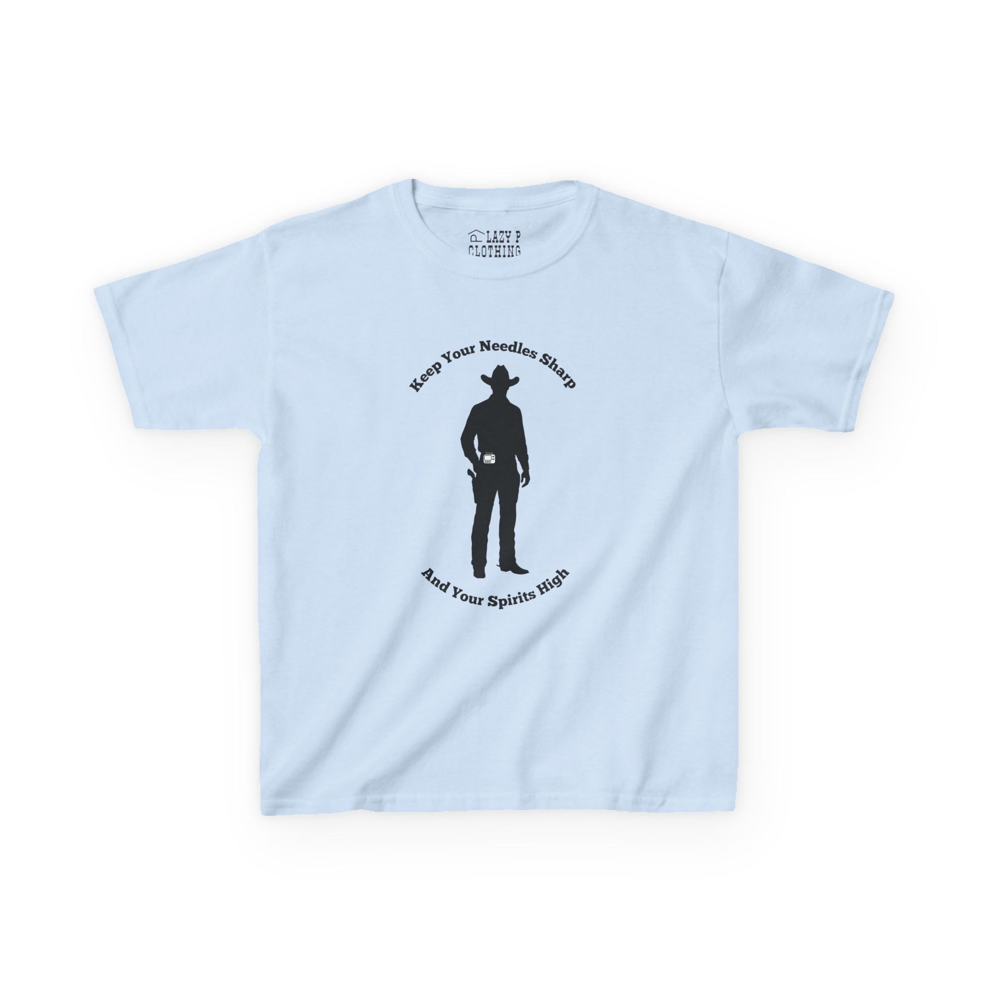 diabetes kids tshirt with cowboy