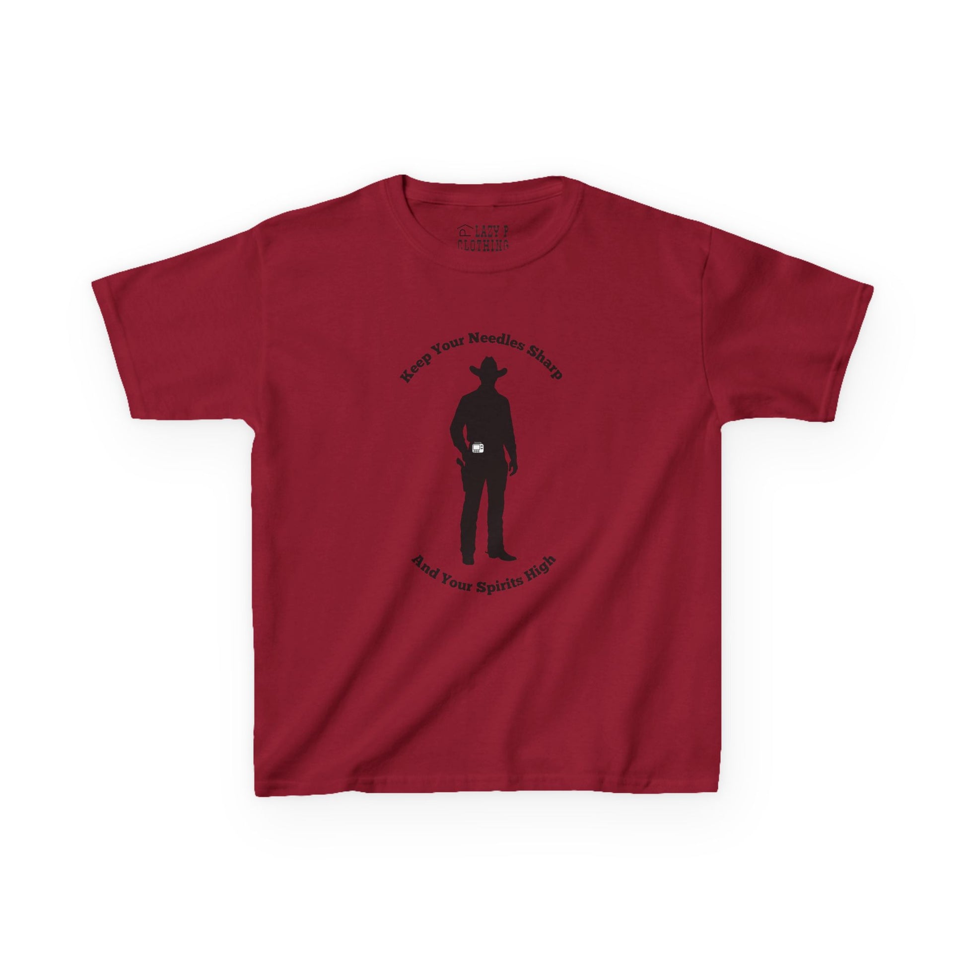 diabetes kids tshirt with cowboy