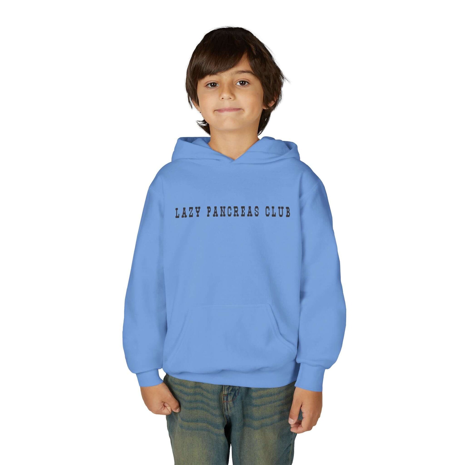Lazy pancreas club kids sweatshirt in blue