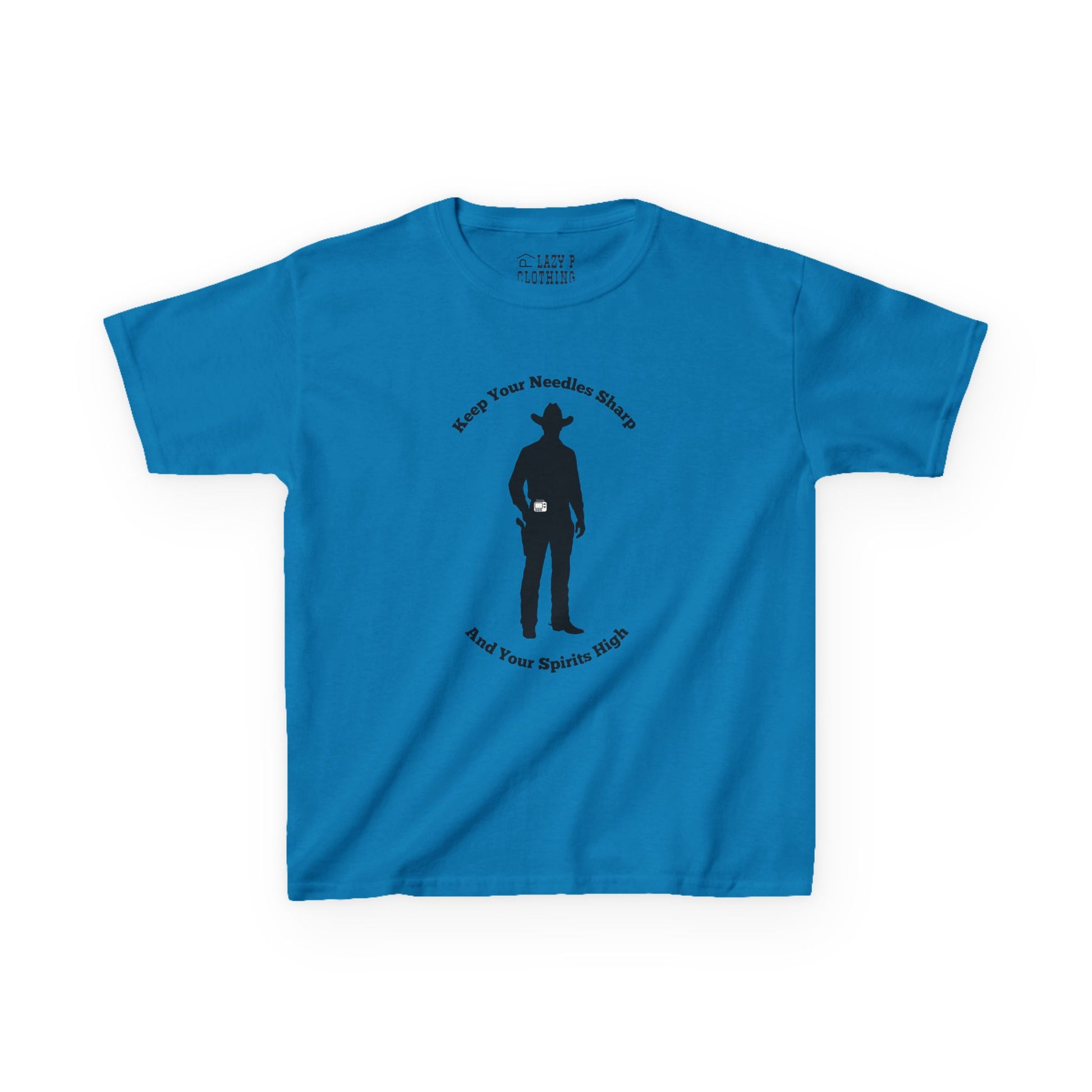 diabetes kids tshirt with cowboy