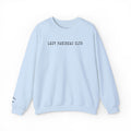 Lazy Pancreas Club Diabetes Sweatshirt in light blue with embroidered design for comfort and style.