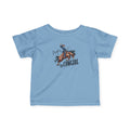 Sis of a T1D Cowgirl Toddler Diabetes TShirt in blue with western-inspired design.