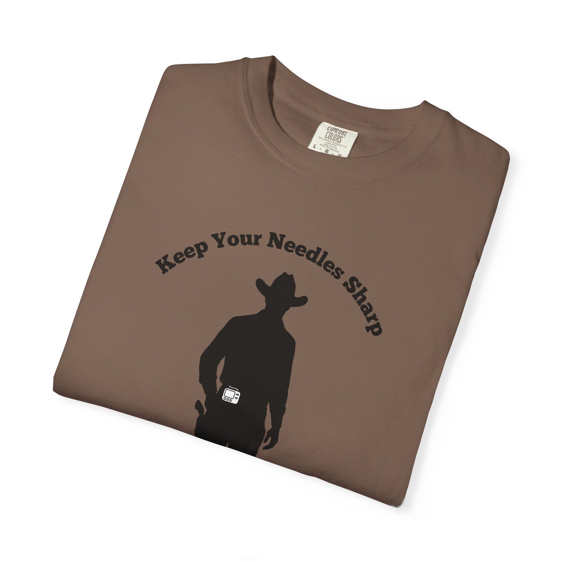 t1d diabetes tshirt cowboy keep your needles sharp