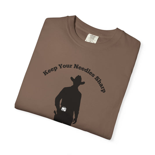 t1d diabetes tshirt cowboy keep your needles sharp