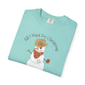 All I Want for Christmas Pump Diabetes TShirt featuring a snowman in a cowboy hat and juice box.