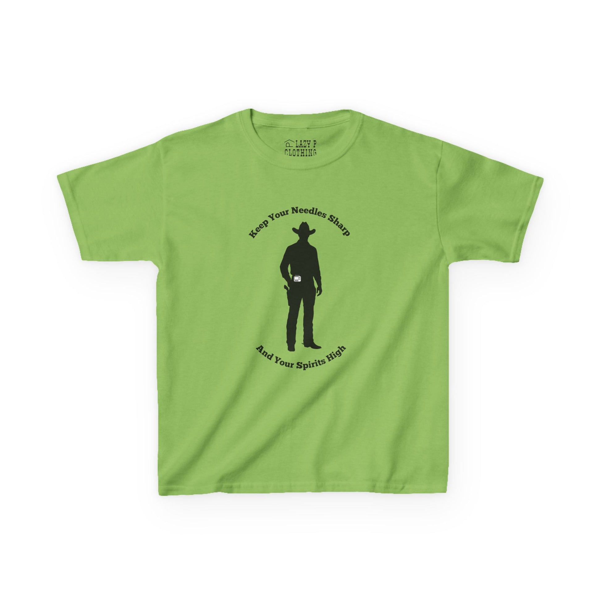 diabetes kids tshirt with cowboy