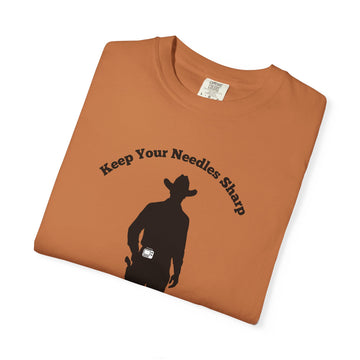 t1d diabetes tshirt cowboy keep your needles sharp