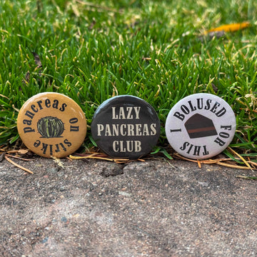 T1D Proud Button Pin Set